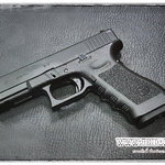ปืนอัดลม ระบบแก๊สโบลว์แบล็ค รุ่น Glock17 Gen3 สีดำ ระบบแก๊สทั่วไป ค่าย Umarex มาร์คกิ้งครบ