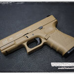 ปืนสั้นระบบแก๊สโบลว์แบล็ค รุ่น G19 Gen4 สีTan(DB772S) จาก Double Bell