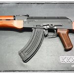 ปืนอัดลม ระบบไฟฟ้า DB023B AK74 (แม๊กเหล็กตามรูป) ไม้แท้ จาก Double Bell