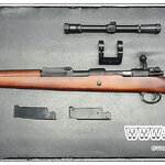 ปืน KAR98 ระบบสปริง เหล็กจริง ไม้แท้ SW-022W (ไม่คัดปลอก)