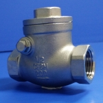 สวิงเช็ควาล์ว สแตนเลส 316 เกลียว BSP ขนาด 1 1/2 นิ้ว / Swing Check Valve SS316/CF8M Thread DN40