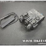 กล่องเลเซอร์ชี้เป้า+ไฟฉาย DBAL-A2 เลเซอร์แสงสีเขียว+สวิทช์หางหนู สีดำดิดราง