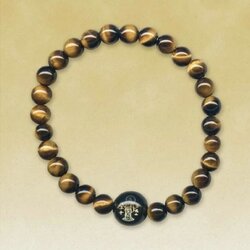 [พร้อมส่ง] เครื่องรางญี่ปุ่น สร้อยข้อมือ หินตาเสือ เสริมความโชคดี ของแท้ จากวัดอาซากุสะ (Asakusa)