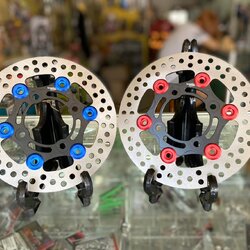 จานเบรค จานดิสก์เบรค จานเบรคคลิก จานเบรคScoopy-i / Click Brembo คุณภาพ จานเบรคแต่ง จานเบรคแบมโบ้ ขนาด 190 mm. ตรงรุ่น หมุดสวย จานเบรคคลิก จานคลิก🚚