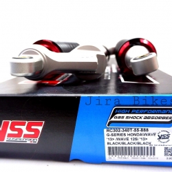 โช๊คyssแท้ (แก๊สแท้) G series โช๊คสปริงดำ กระปุกดำ สำหรับ PCX ยาว 310cm