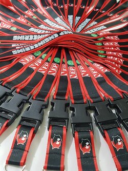 สายคล้องสอดสี สายคล้องโรงงานผลิต พิมพ์ลาย Sublimation