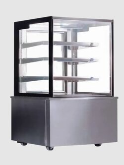 ตู้แช่เค้ก แบบกระจกเหลี่ยม ขนาด 100ซม. รุ่น CK-L100