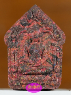 พระขุนแผนเนื้อว่านแก่มวลสาร ฝังตะกรุดเงินคู่ หลวงพ่อกลิ่น ธัมมธีโป จ.ลำปาง