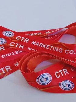 สายคล้องสอดสี สายคล้องพิมพ์ลาย สายสอดสี Sublimation ซับลิเมชั่น