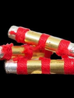 ตะกรุดมหาโภคทรัพย์เงินไหลมา-สีแดง (1.2 นิ้ว) หลวงพ่อเงิน วัดบ้านอ้อ จ.นครรราชสีมา