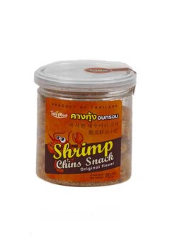 Shrimp chins snack packing size on 70 g