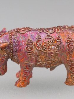 มหิงสาโภคทรัพย์ เนื้อทองแดง หลวงพ่อสนั่น สุนันโท วัดกลางราชครูธาราม อ.วิเศษชัยชาญ จ.อ่างทอง