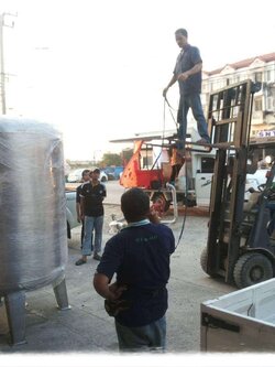 ถังกรองสแตนเลส64นิ้วหนา6มม