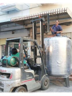 ถังกรองสแตนเลส60นิ้วหนา4มม