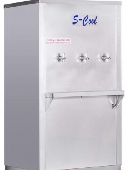 ตู้น้ำเย็นสแตนเลส 3 ก๊อก (ต่อท่อ)