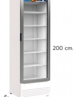 ตู้แช่เย็น กระจก 1 ประตู ยี่ห้อ Sanden Intercool รุ่น SPB-0500 (15.4 คิว)