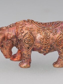 นนทิมหาศุภโชค หลวงพ่อสนั่น สุนันโท เนื้อทองแดง วัดกลางราชครูธาราม อ.วิเศษชัยชาญ จ.อ่างทอง