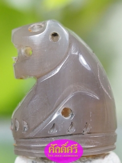 พยัคฆ์พันล้าน เนื้อเขาควายเผือก อุดสีผึ้ง ตะกรุดทองคำ พระมหาต่อ วัดพระนารายณ์มหาราชวรวิหาร จ.นครราชสีมา