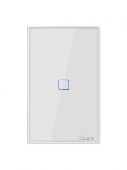 Sonoff T2US 1 Gang (WiFi + RF 433 Mhz) White Touch Switch ( 1 Year Warranty )