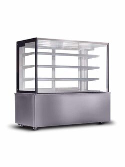 ตู้แช่เค้ก แบบกระจกเหลี่ยม ขนาด 120ซม. รุ่น CK-L120