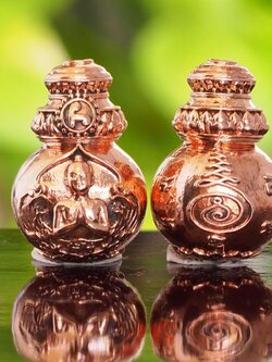 น้ำเต้าไอ้ไข่ รุ่นโครตเศรษฐี เนื้อทองแดง วัดเขาชะเมา จ.นครศรีธรรมราช