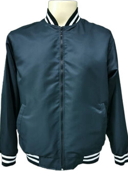 College Jacket 13 เสื้อแจ็คเก็ตสีดำสไตล์วัยรุ่น