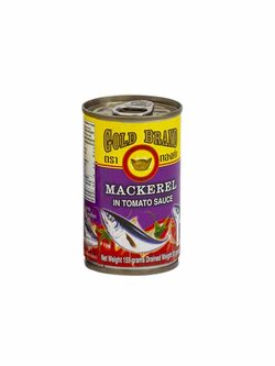 Caned fish Mackerel size 155 g - Gold brand