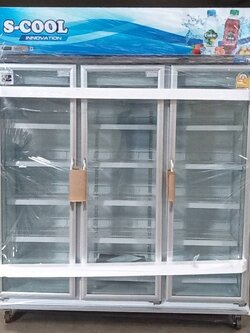 ตู้แช่ 3 ประตู ประหยัดไฟ เบอร์ 5 * 1ดาว ยี่ห้อ S-Cool รุ่น SM-HA3-163C ( 38.5 คิว)
