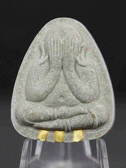 ชุดกรรมการอุปถัมภ์(แยกบูชา)พระปิดตาพิมพ์ปลดหนี้หลวงปู่โต๊ะ เนื้อผงธูป ฝังตะกรุดทองคำแท้ 3 ดอก หลังยันต์นะ รุ่นสร้างโบสถ์วัดบ้านอ้อ