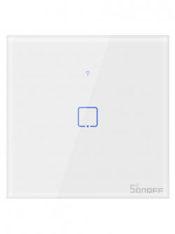 Sonoff T2UK 1 Gang (WiFi + RF 433 Mhz) White Touch Switch ( 1 Year Warranty )