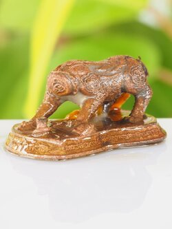 เสือหัวขาด รุ่น ราชาพยัคฆ์ เนื้อทองแดงไม่ปอกผิวแช่น้ำมัน(พิเศษ)