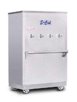 ตู้น้ำเย็นสแตนเลส 4 ก๊อก (ต่อท่อ)