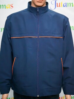 Casual Jacket เสื้อแจ็คเก็ตลำลองสีกรมท่าสไตล์คลาสสิค