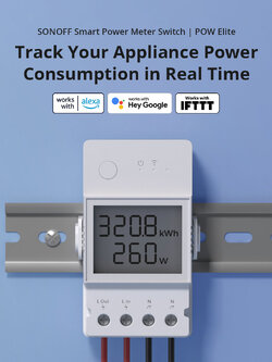 SONOFF POW 20A Elite Smart Power Meter Switch