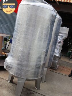 ถังกรองสแตนเลส24นิ้วสูง150หนา3มม