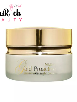 Mistine Gold Proactive Anti-Wrinkle Night Cream 30 g.