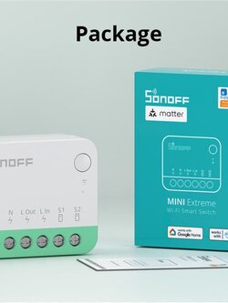 SONOFF MiniR4M Extreme Wi-Fi Smart Switch (Matter-enabled)