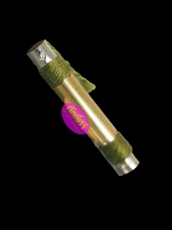 ตะกรุดเงินไหลมา สีเขียว-เหนี่ยวทรัพย์ หลวงพ่อเงิน วัดบ้านอ้อ จ.นครราชสีมา