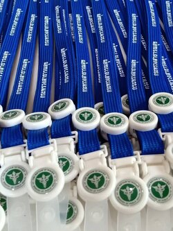 สายคล้องคอ กระทรวงสาธารณสุข (สีน้ำเงิน)