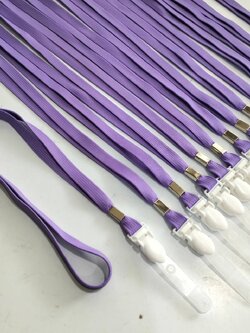 สายคล้องเปล่า รุ่นวิน สีม่วงอ่อน