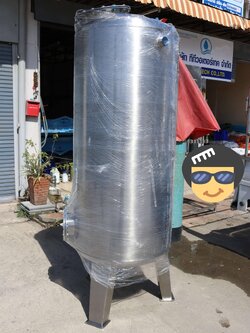 ถังกรองสแตนเลส20นิ้วหนา3มม