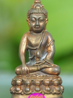 พระกริ่งสมเด็จพระพนรัตน์ วัดป่าแก้ว เนื้อสำริด ปี 2546