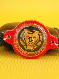 เหรียญจ้าวพยัคฆ์ลงยา ร้อยหินลัคกี้สโตน