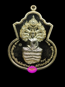 เหรียญพุทธบุญบารมี หลวงปู่บุญ วัดบ้านหมากมี่ จ.อุบลราชธานี เนื้อทองทิพย์