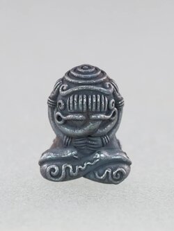 พระปิดตาอุตตโม สุนันโท เนื้อเมฆพัตร หน้าตักกว้าง 1.2 ซม.สูง 2 ซม.หลวงพ่อสนั่น สุนันโท วัดกลางราชครูธาราม จ.อ่างทอง