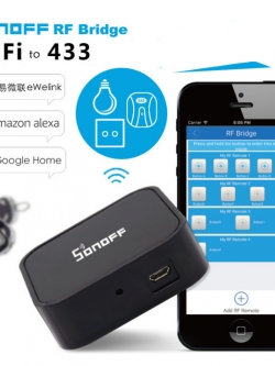 Sonoff RF 433MHz Bridge (ใช้งานกับอุปกรณ์ Sonoff Door and Motion Sensor )