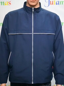 Casual Jacket เสื้อแจ็คเก็ตลำลองสีกรมท่าอ่อน สไตล์คลาสสิค