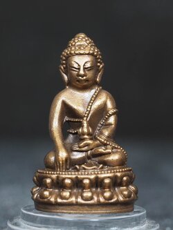 พระกริ่ง รุ่นเยือนอินเดีย เนื้อสำริด รมซาติน หลวงพ่อยอด โกสโล วัดตะคร้อ อ.โนนไทย จ.นครราชสีมา