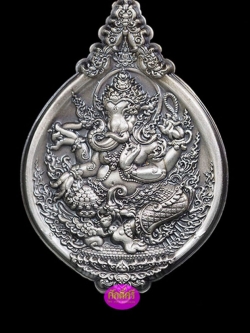 พระพิฆเนศ รุ่นสุขสบาย เนื้ออัลปาก้ารมซาติน หลวงปู่ยูร วัดหนองป่าหมาก จ.สระแก้ว