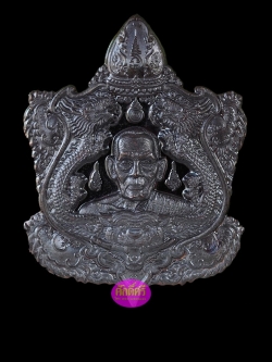 เหรียญพญาเต่ารับทรัพย์ เนื้อทองแดงรมดำ หลวงพ่อพัฒน์ วัดห้วยด้วน จ.นครสวรรค์